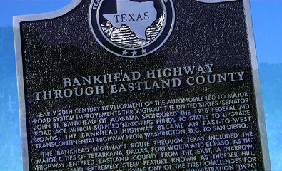 The Westbound facility features a Historical Marker commemorating the old Bankhead Highway where a section is located within the site
